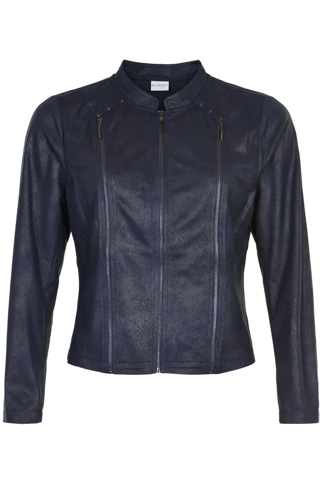 MAPEL JACKET 13483 591 Navy 591 Women IN FRONT BLAZER JACKETS