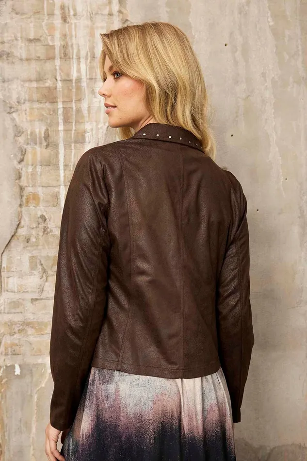 MAPELINA JACKET 13926 801 Brown 801 Women IN FRONT BLAZER JACKETS