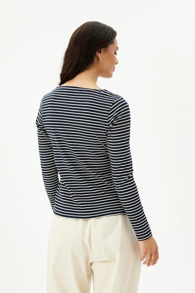 MARTHA TSHIRT 16349 591 Navy 591 Women IN FRONT TOPS TSHIRTS