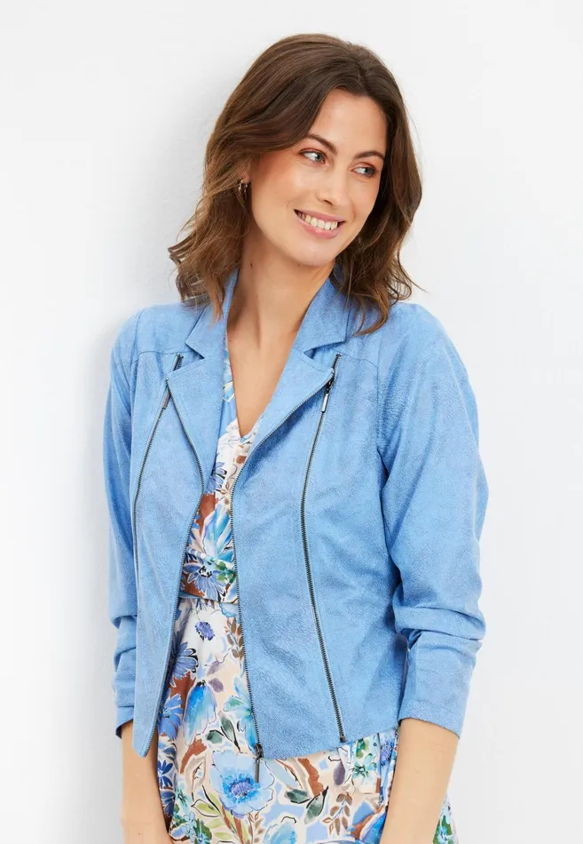 MELINA JACKET 15708 505 Light Blue 505 Women IN FRONT BLAZER JACKETS