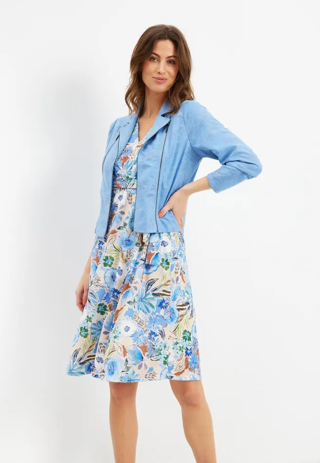 MELINA JACKET 15708 505 Light Blue 505 Women IN FRONT BLAZER JACKETS