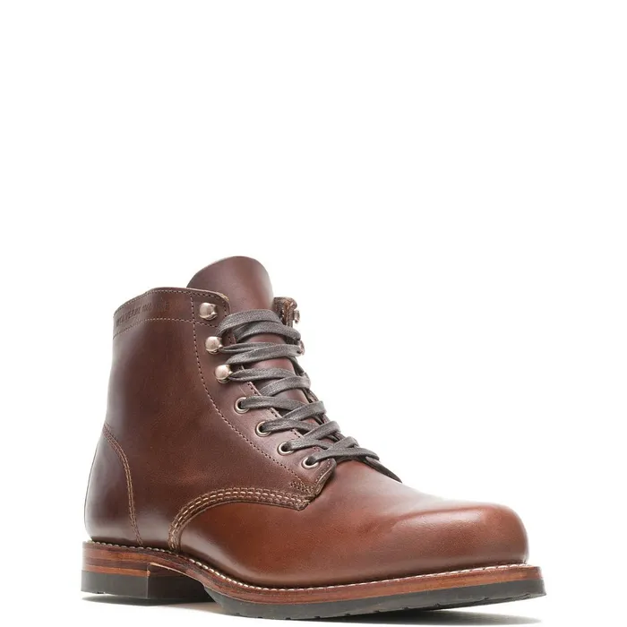 Men 1000 Mile PlainToe Classic Boot Havana Brown Wolverine Boots