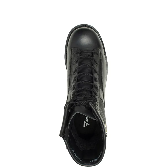 Men 8034 DURASHOCKS LACETOTOE SIDE ZIP BOOT Black Wolverine Side Zip