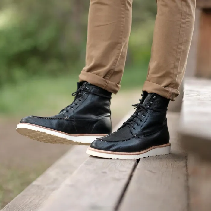 Men AllWeather Mateo Boot Black Nisolo Boots
