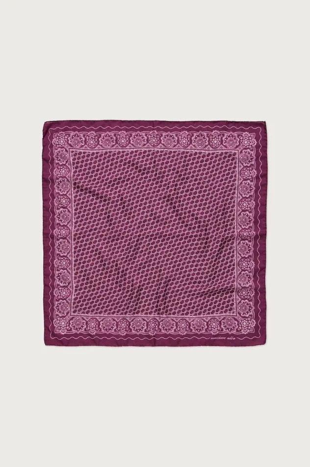 Men BANDANA 8211 Cashmere Silk Wool Bandana 8211 Ciclamino Massimo Alba Scarves and Stoles Men BANDANA 8211 Cashmere Silk Wool Bandana 8211 Ciclamino Massimo Alba Scarves and Stoles
