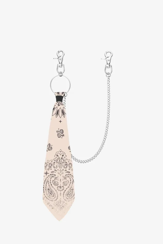 Men Bandana Chain Vintage Nude and Black OTHER KEYRINGS and WALLET CHAINS