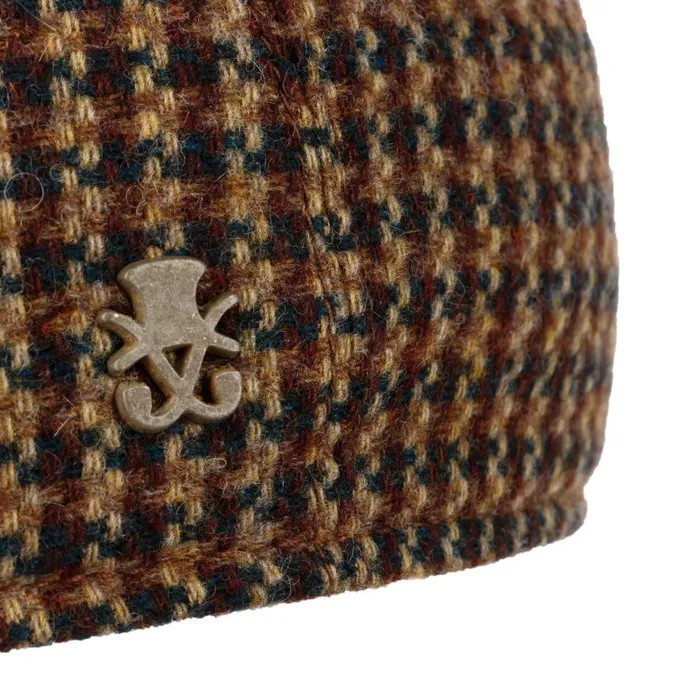 Men Billy Wool Houndstooth Flat Cap Zechbauer Beigebrown Mayser Flat Caps Men Billy Wool Houndstooth Flat Cap Zechbauer Beigebrown Mayser Flat Caps
