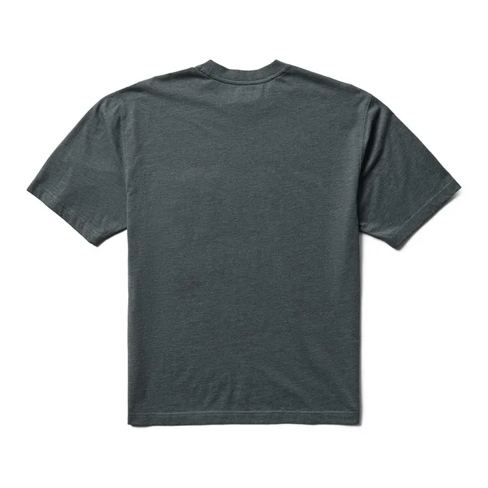 Men Classic Short Sleeve Pocket Tee Charcoal Heather Wolverine TShirts