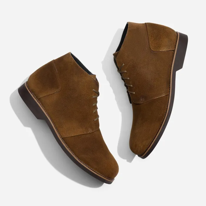 Men Daytripper Chukka Boot Waxed Brown Nisolo Boots
