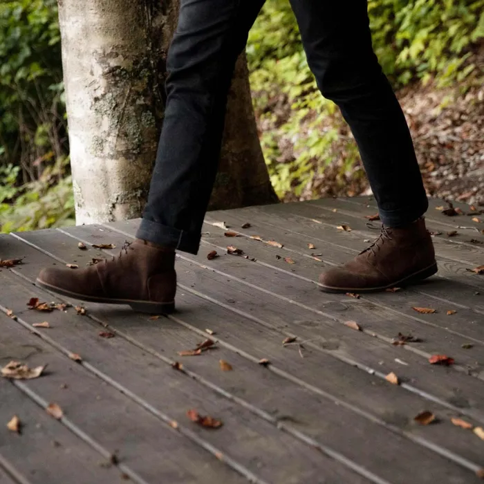 Men Daytripper Chukka Boot Waxed Brown Nisolo Boots