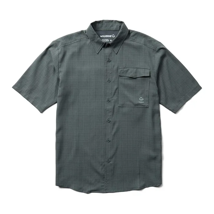 Men Driver Short Sleeve LW Shirt Granite Wolverine TShirts