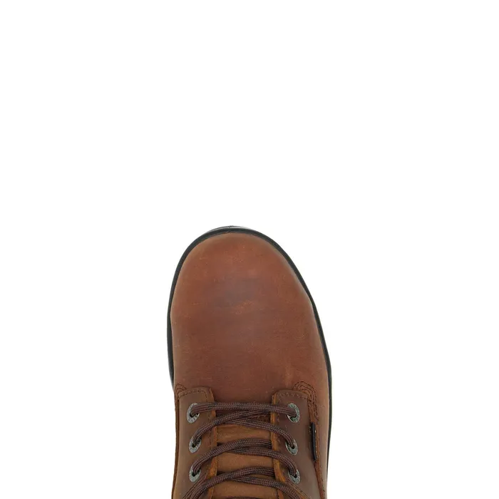 Men DuraShocks Slip Resistant 6034Work Boot Dark Brown Wolverine Soft Toe