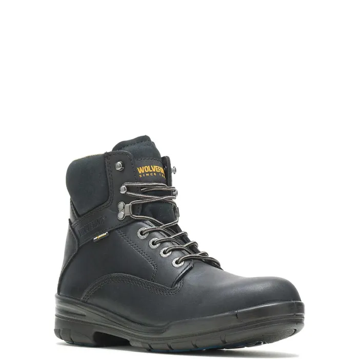 Men DuraShocks SR DirectAttach Lined 6034Work Boot Black Wolverine Soft Toe