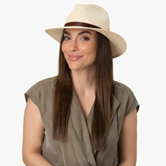 Men Enrico Traveller Panama Hat Light Brown Mayser Traveler Hats Men Enrico Traveller Panama Hat Light Brown Mayser Traveler Hats