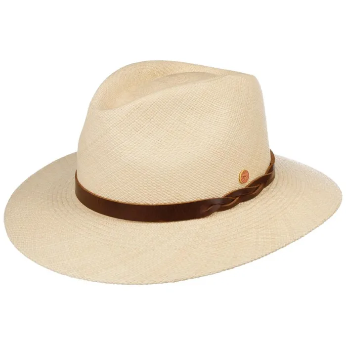 Men Enrico Traveller Panama Hat Light Brown Mayser Traveler Hats Men Enrico Traveller Panama Hat Light Brown Mayser Traveler Hats