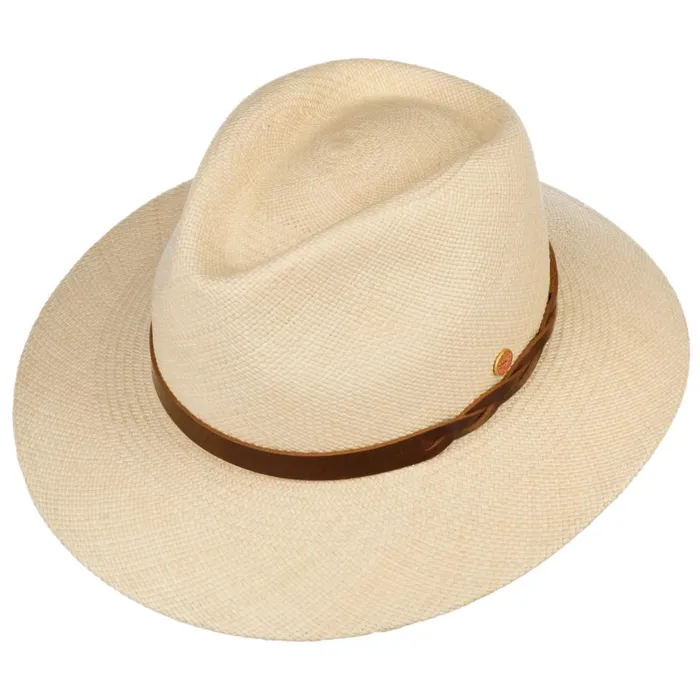 Men Enrico Traveller Panama Hat Light Brown Mayser Traveler Hats Men Enrico Traveller Panama Hat Light Brown Mayser Traveler Hats