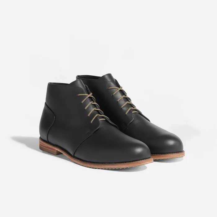 Men Everyday Chukka Boot Black Nisolo Boots