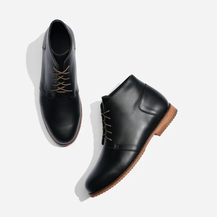 Men Everyday Chukka Boot Black Nisolo Boots