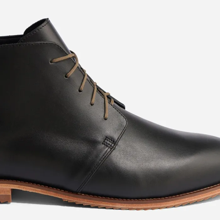 Men Everyday Chukka Boot Black Nisolo Boots