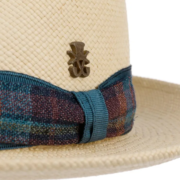 Men Fabrice Panamahut Zechbauer Natural Blue Mayser Bogart Hats Men Fabrice Panamahut Zechbauer Natural Blue Mayser Bogart Hats