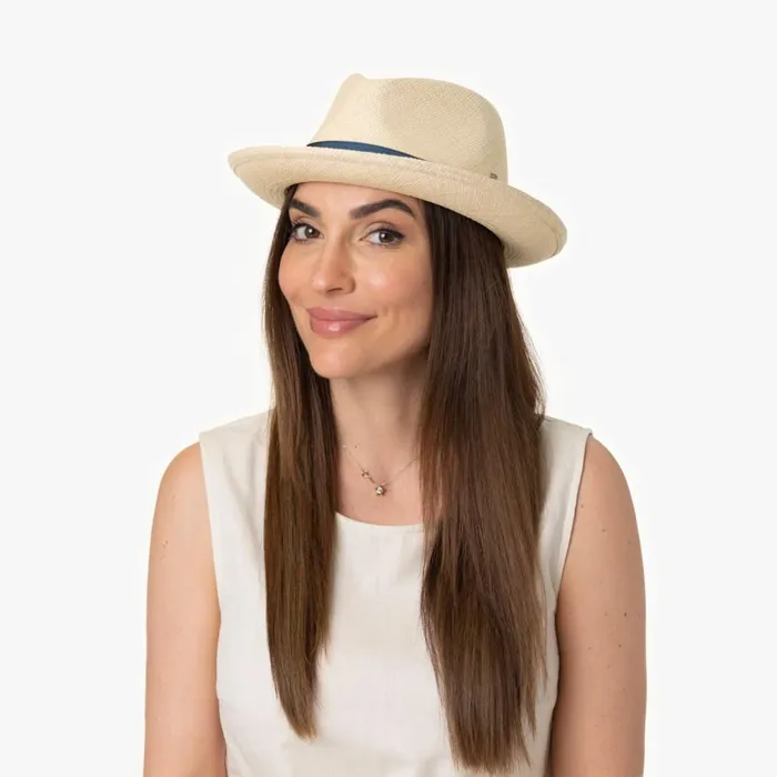 Men Fabrice Panamahut Zechbauer Natural Blue Mayser Bogart Hats Men Fabrice Panamahut Zechbauer Natural Blue Mayser Bogart Hats