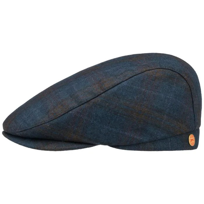 Men Felipe Merino Flatcap Blue Mayser Flat Caps