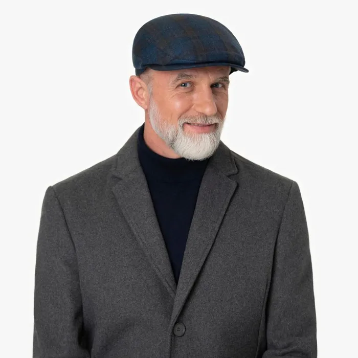 Men Felipe Merino Flatcap Blue Mayser Flat Caps Men Felipe Merino Flatcap Blue Mayser Flat Caps