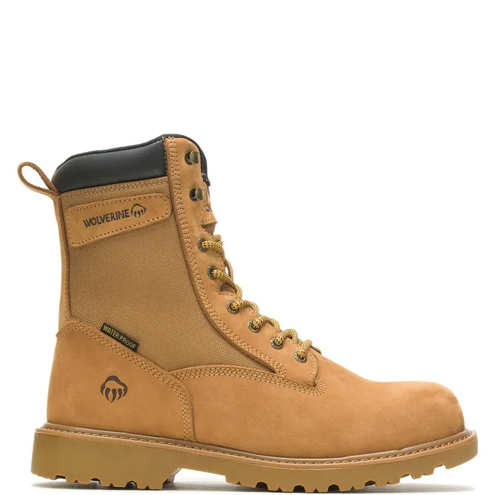 Men Floorhand Insulated 8034Work Boot Wheat Wolverine Soft Toe