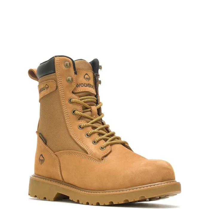 Men Floorhand Insulated 8034Work Boot Wheat Wolverine Soft Toe