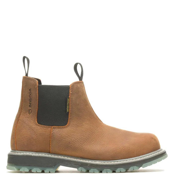 Men Floorhand LX Romeo Work Boot Sudan Brown Wolverine Soft Toe
