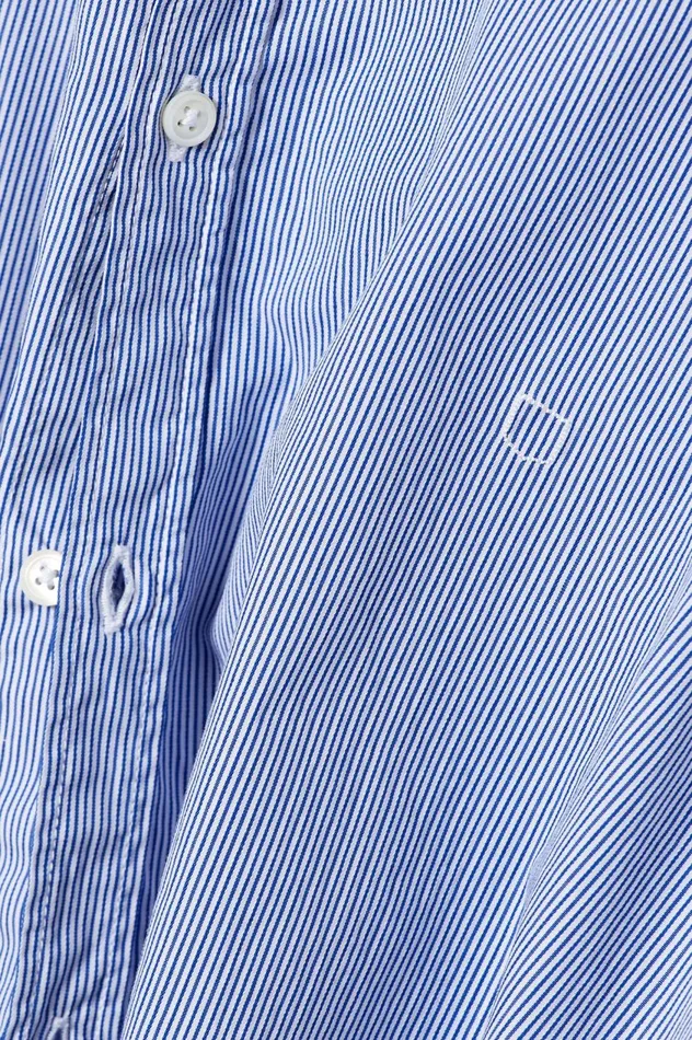 Men GENOVA 8211 Cotton Shirt 8211 Bianco Massimo Alba Shirts