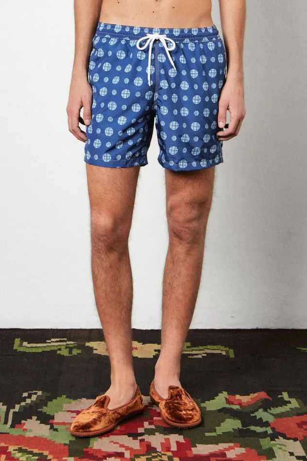 Men KITE 8211 Swimsuit 8211 Blue Massaua Massimo Alba Swimwear