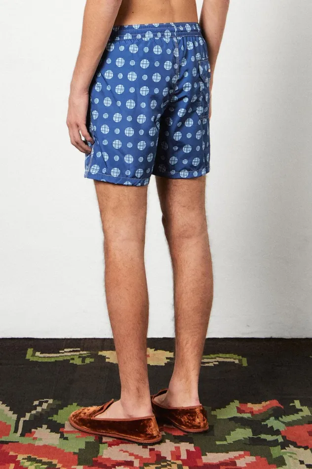 Men KITE 8211 Swimsuit 8211 Blue Massaua Massimo Alba Swimwear