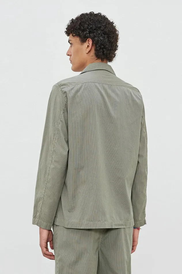 Men LARS 8211 Cotton Shirtjacket 8211 Fango Massimo Alba Jackets and Coats