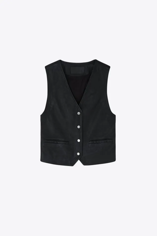 Men Leather Cut OTHER TANKS and VESTS