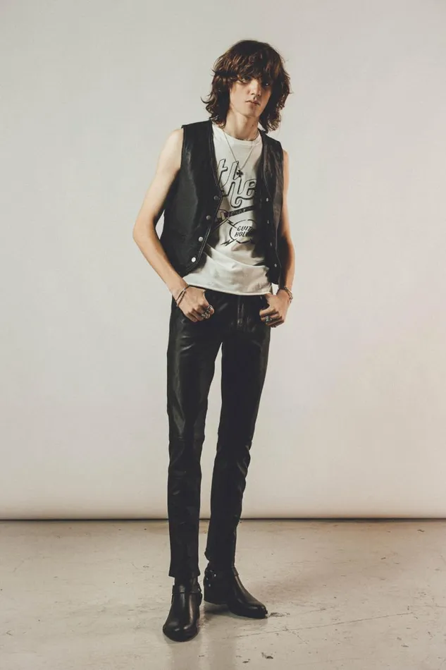 Men Leather Cut OTHER TANKS and VESTS