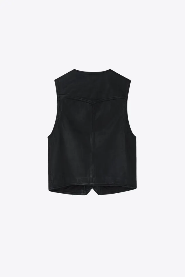 Men Leather Cut OTHER TANKS and VESTS
