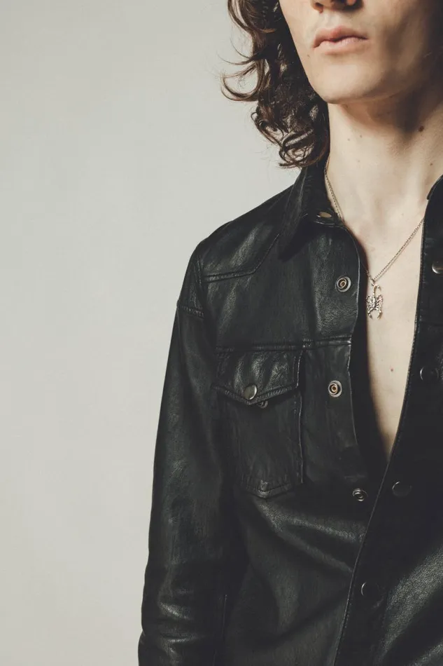 Men Leather Shirt OTHER SHIRTS
