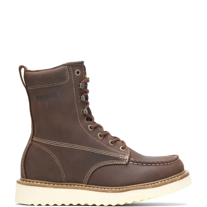 Men Loader 8034Wedge Boot Brown Wolverine Soft Toe