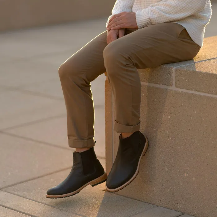 Men Marco Everyday Chelsea Boot Black Nisolo Boots