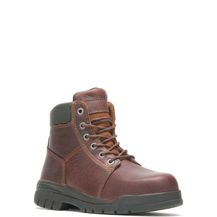 Men Marquette SteelToe 6034Work Boot Walnut Wolverine Safety Toe