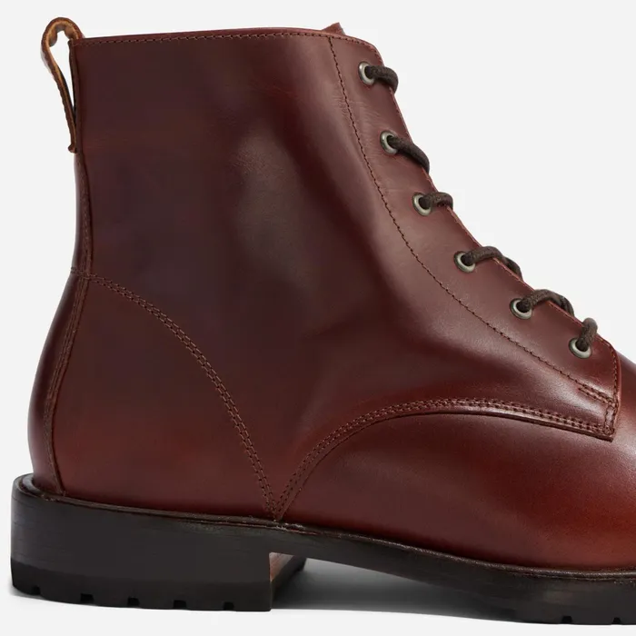 Men Martin AllWeather Boot Mahogany Nisolo Boots