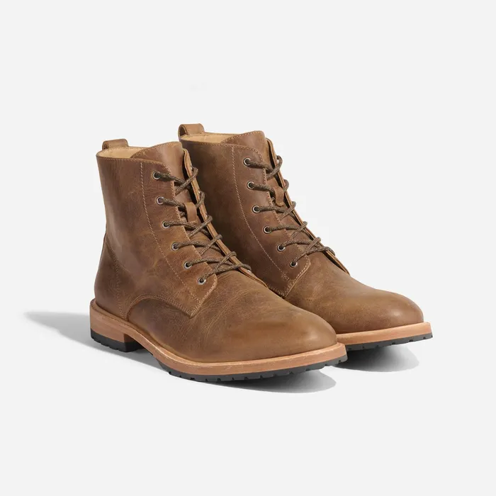 Men Martin AllWeather Boot Tobacco Nisolo Boots