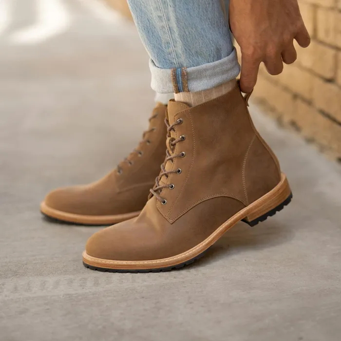 Men Martin AllWeather Boot Tobacco Nisolo Boots