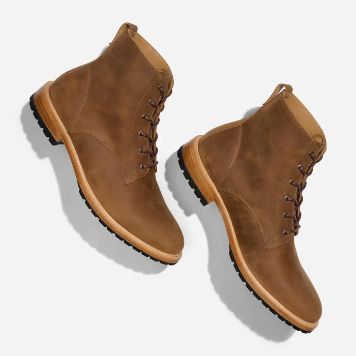 Men Martin AllWeather Boot Tobacco Nisolo Boots
