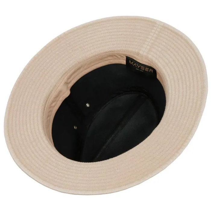 Men Menowin Twotone Fabric Hat Khaki Mayser Traveler Hats Men Menowin Twotone Fabric Hat Khaki Mayser Traveler Hats