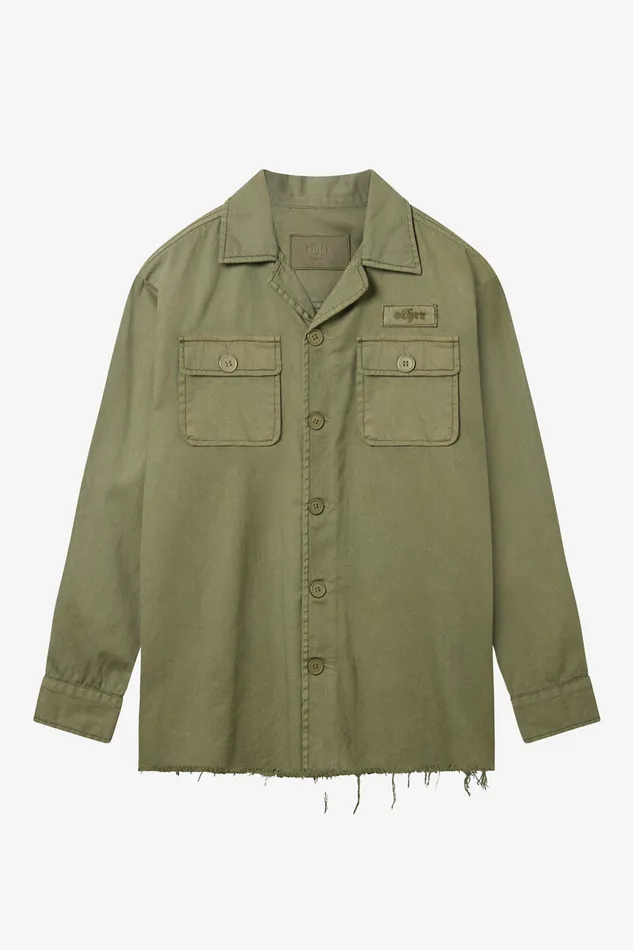 Men Military Shirt Military Green OTHER SHIRTS