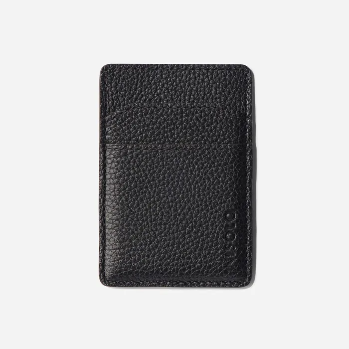 Men Nico Card Case Wallet Black Nisolo Bags and Wallets