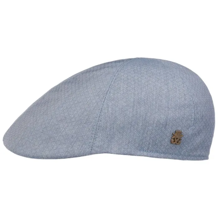 Men Paquito Flatcap Zechbauer Blue Mayser Flat Caps