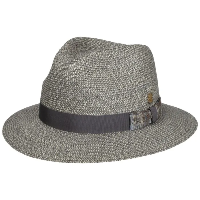 Men Pelino Classic Linen Hat Zechbauer Gray Mayser Traveler Hats